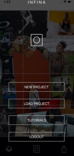 infina app interface
