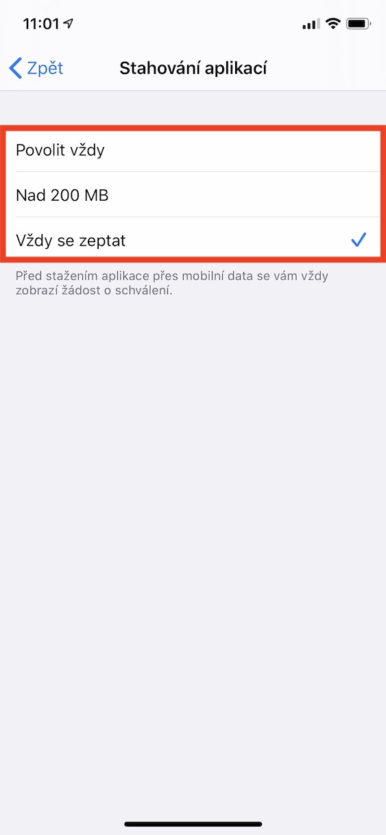 ios13_stahovani_app_mobilni_Data3 stahování aplikací na mobilních datech v ios 13