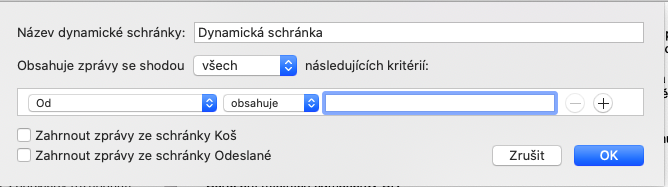 mac mail dynamic mailbox criteria