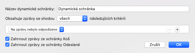 mac mail dynamic mailbox
