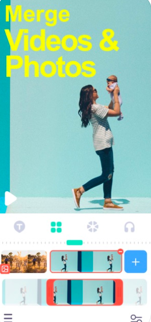 merge videos photos app