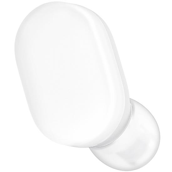 single white wireless earbud