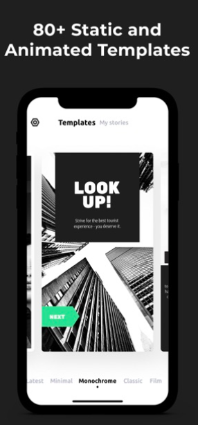 static animated templates