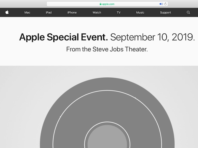 apple event september 2019 theater