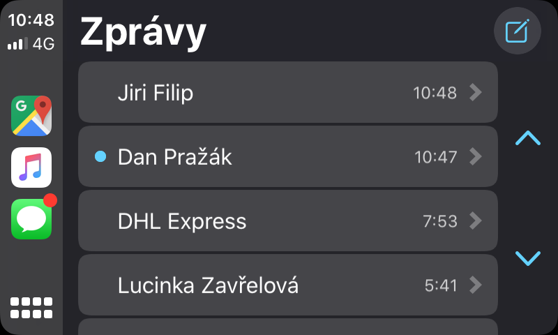 carplay messages notification