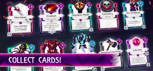 collectible card game display