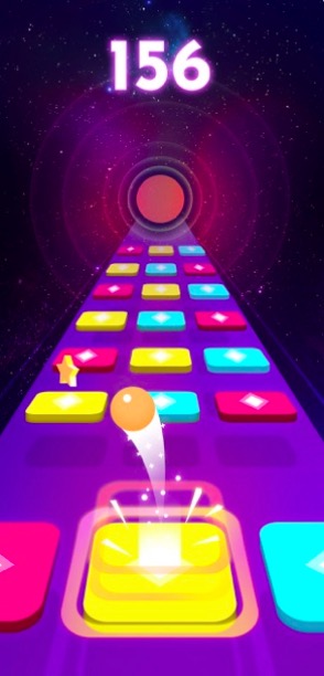 colorful music game level