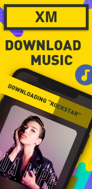 download music app interface
