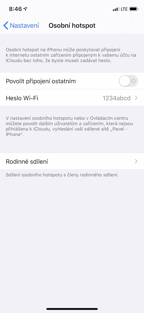 hotspot_ios13-1_4 změny v hotspotu v ios 13.1