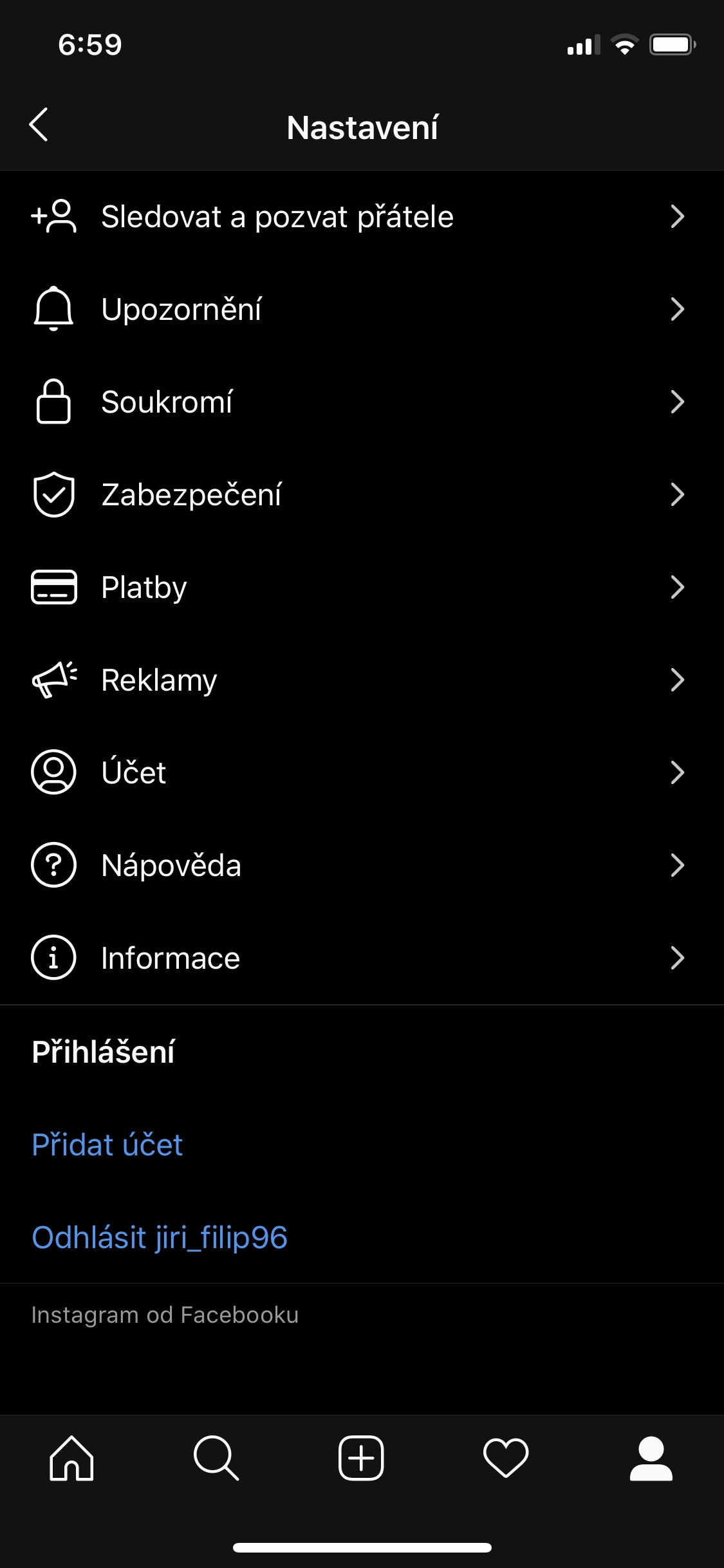 Jak udělat černé pozadí na Instagramu?