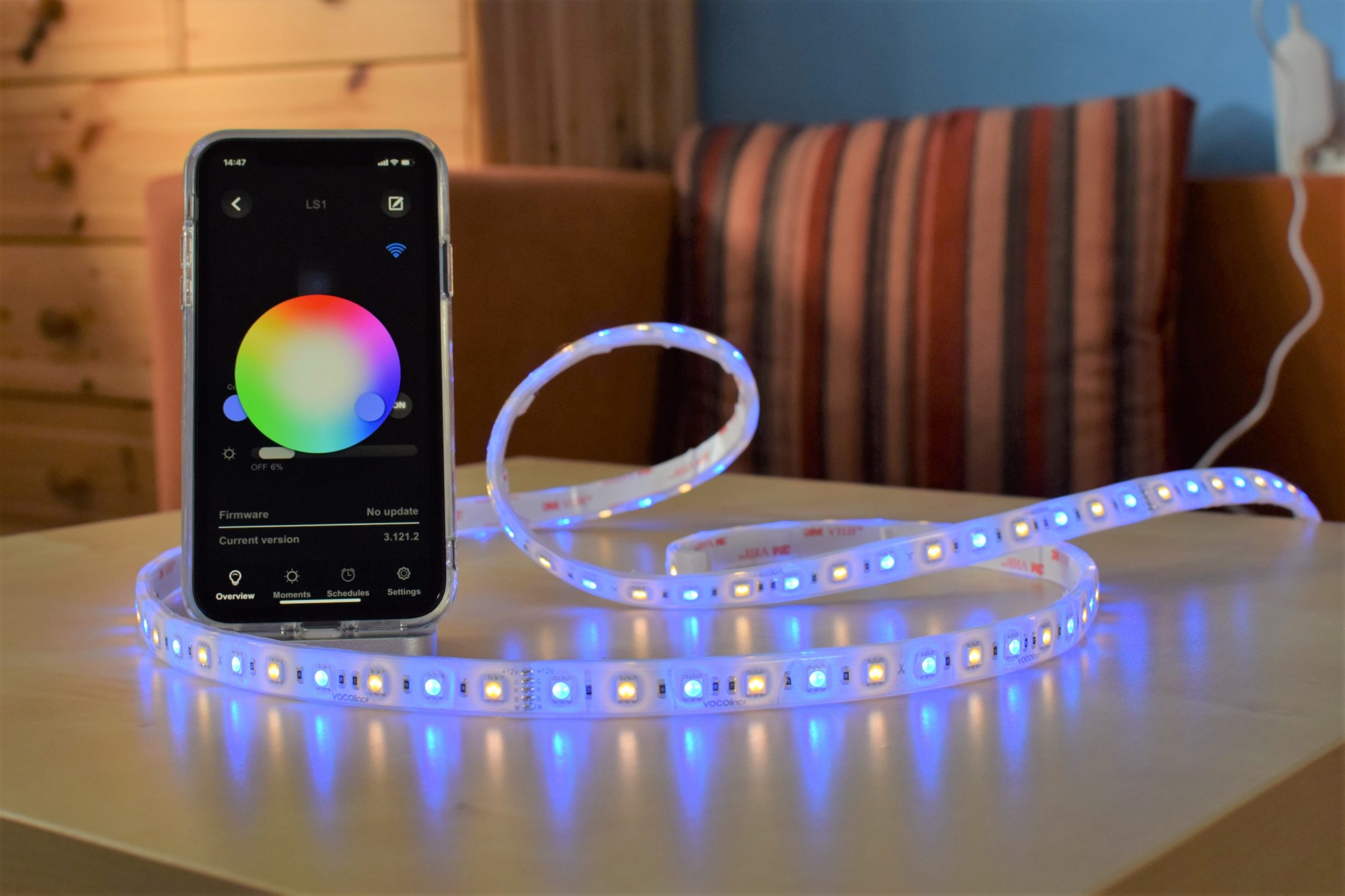 iPhone s LED páskem Vocolinc