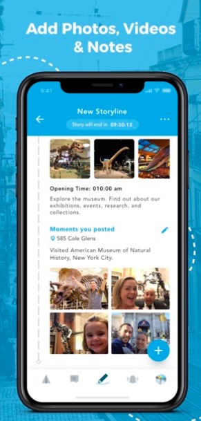 mobile app add photos videos notes
