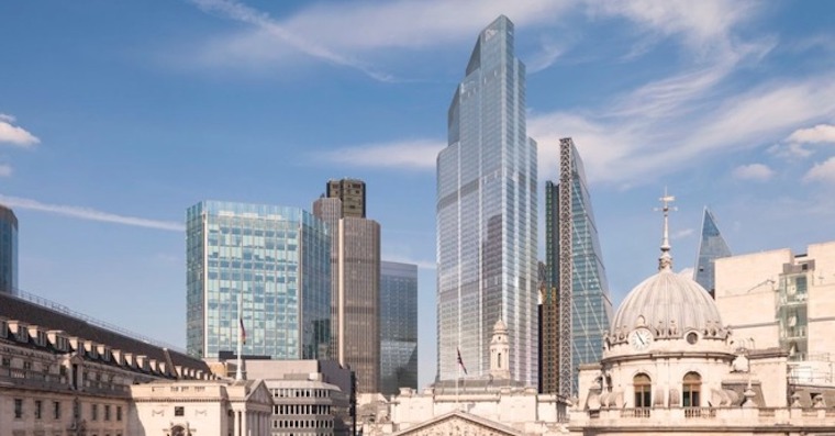 modern cityscape skyscrapers