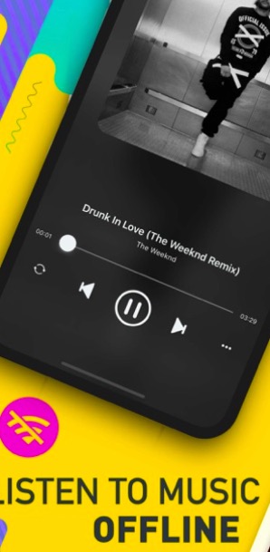 offline music listening app
