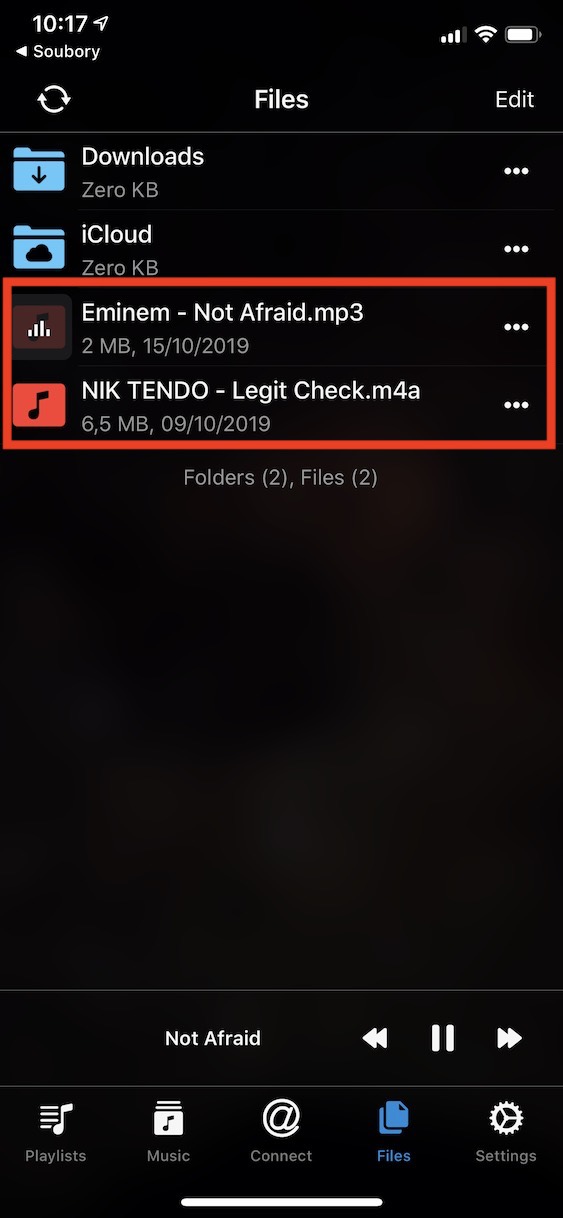 playlisty_hudba_ios13_10 vytvoření playlistu v ios 13