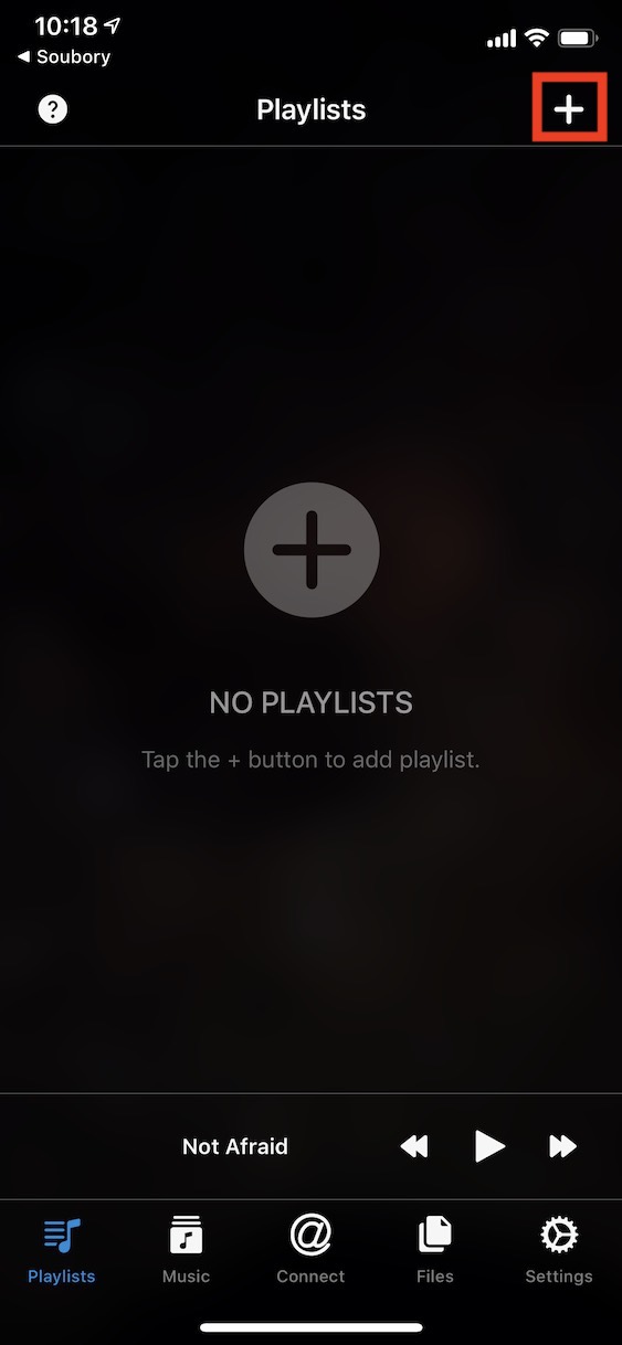 playlisty_hudba_ios13_9 vytvoření playlistu v ios 13