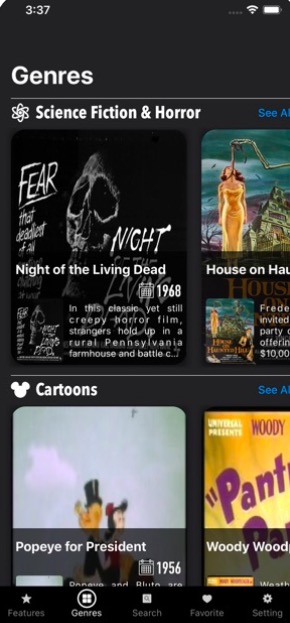 science fiction horror genres