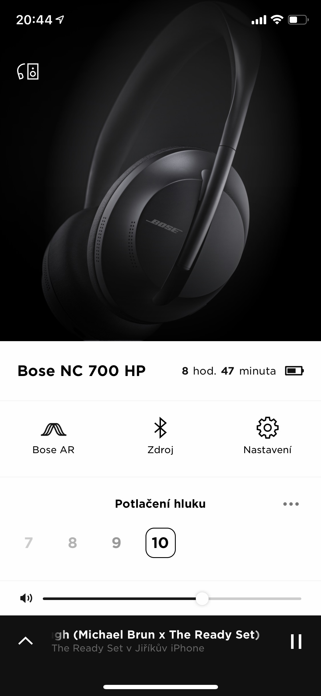 screen z aplikace bose 1 Screen z aplikace Bose Music