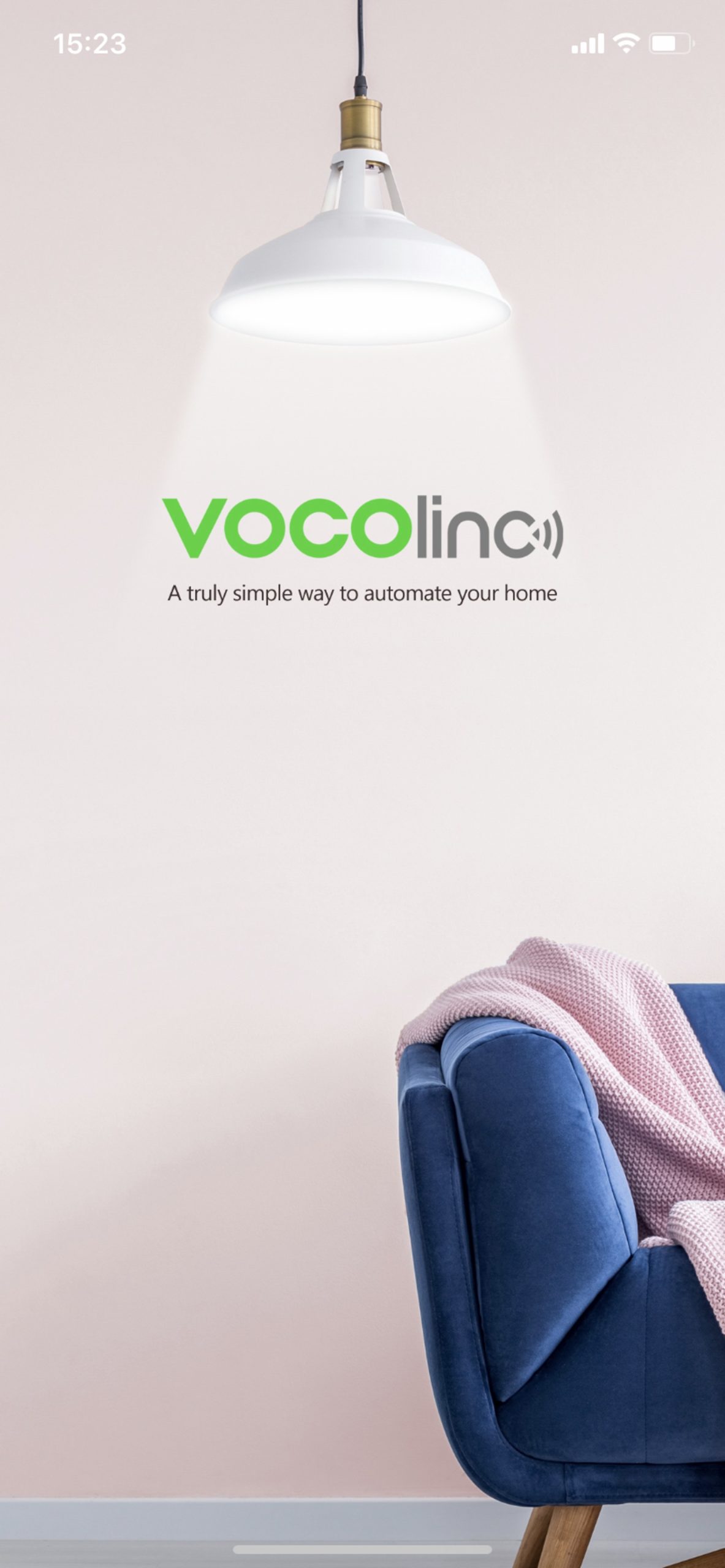 Screenshot z aplikace Vocolinc