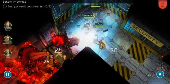 top down view security game