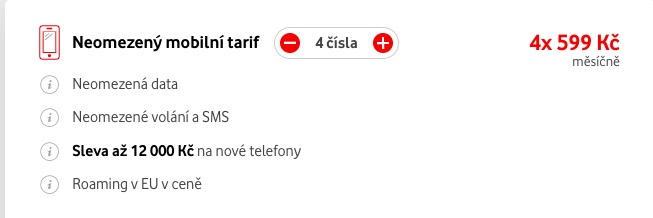 unlimited mobile plan four numbers