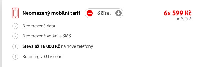 unlimited mobile plan six numbers