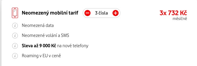 unlimited mobile plan three numbers