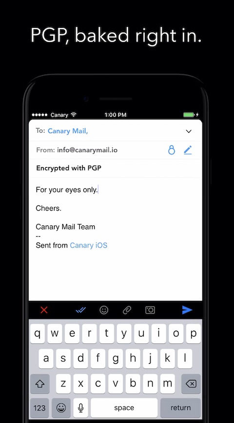 Canary Mail iOS screenshot aplikace 3 Canary Mail iOS screenshot aplikace