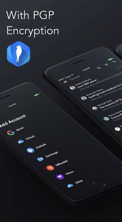 Canary Mail iOS screenshot aplikace 6 Canary Mail iOS screenshot aplikace