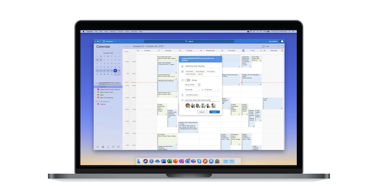 Microsoft Outlook Mac fb