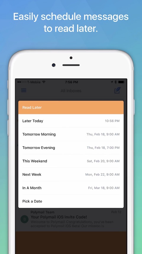 polymail with zoho mail