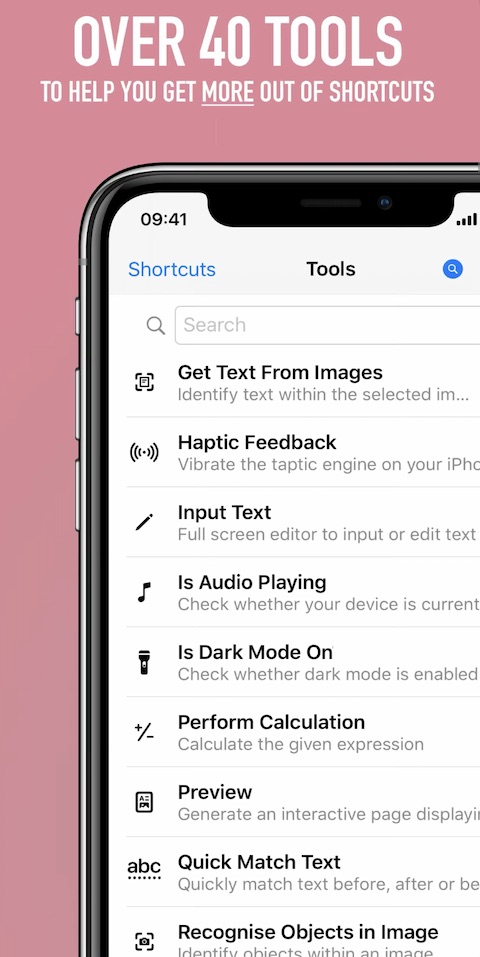 Toolbox Pro for Shortcuts iOS screenshot aplikace 3 Toolbox Pro for Shortcuts iOS screenshot aplikace