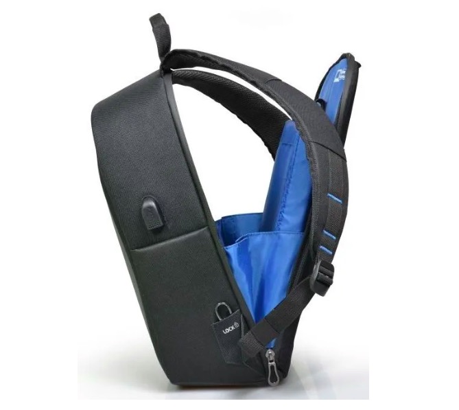 Batoh PORT DESIGNS Chicago Evo Anti-theft pohled zboku otevreny