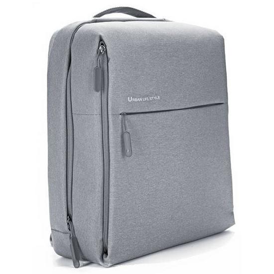 Batoh Xiaomi Mi City Backpack stribrny pohled zboku