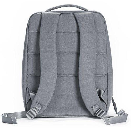 Batoh Xiaomi Mi City Backpack sedy pohled zezadu popruhy