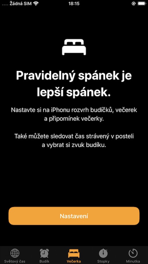 iOS 13 Vecerka screenshot 1 iOS 13 Vecerka screenshot