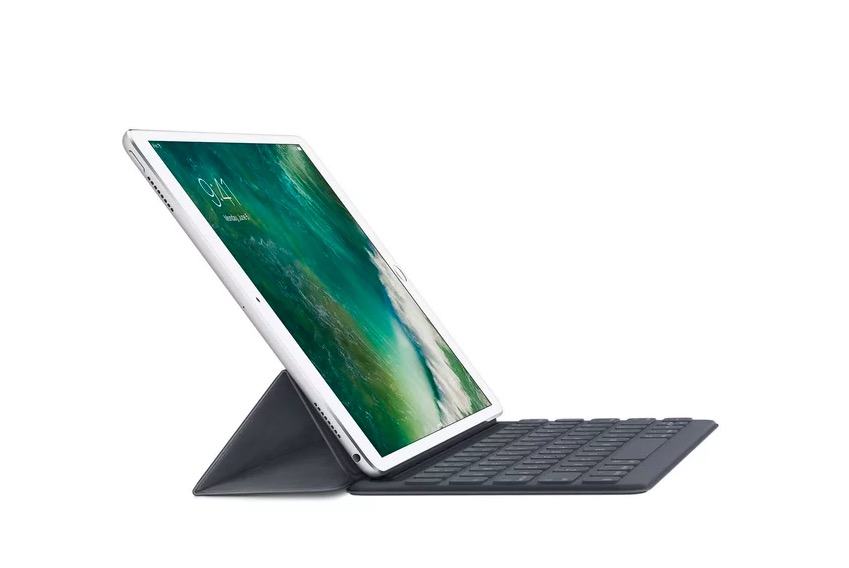 ipad side view with keyboard