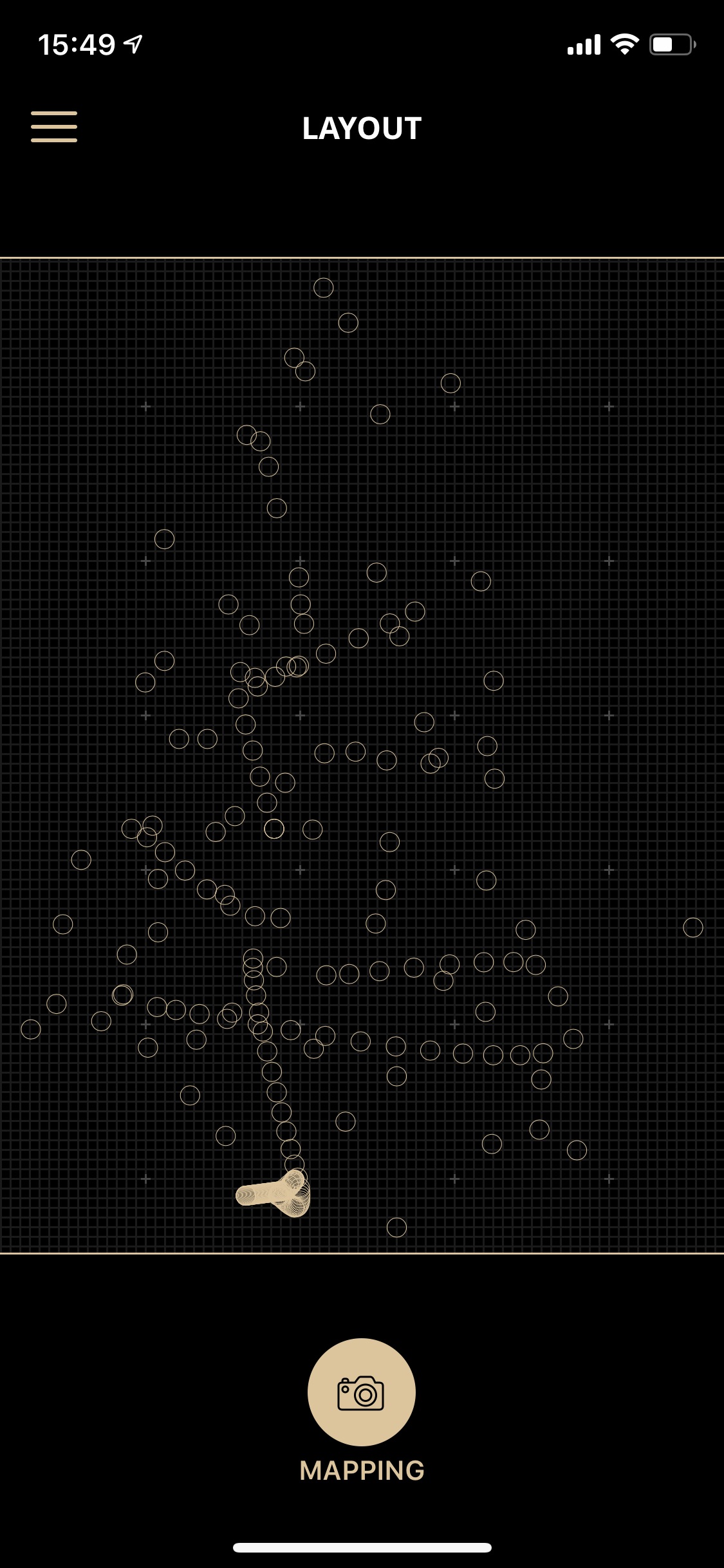 Screenshot z aplikace Twinkly