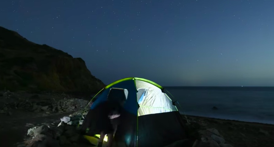 night camping tent