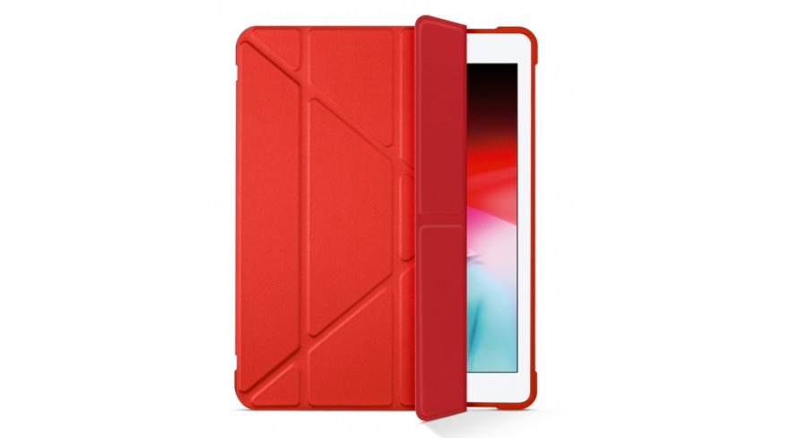 red tablet case front view