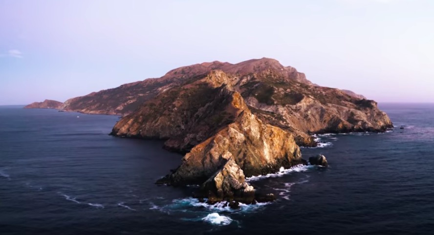 rocky island seascape