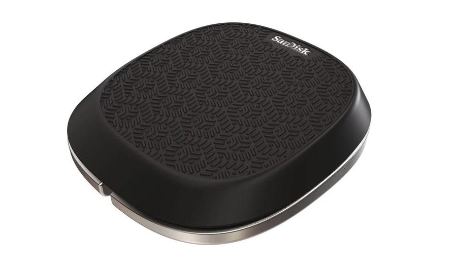 sandisk portable ssd top view