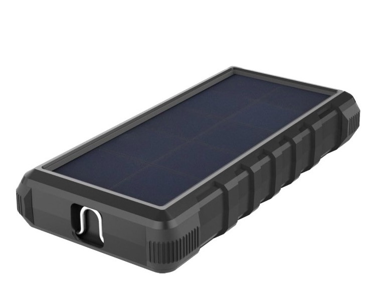 Powerbanka Viking W24 24000 mAh solarni panel na povrchu