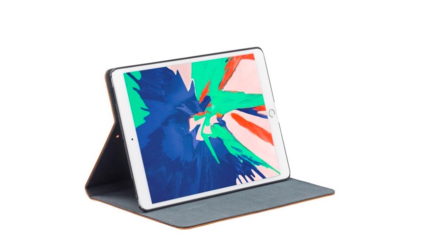 tablet in case side view