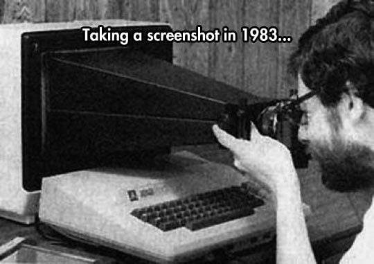 taking screenshot 1983