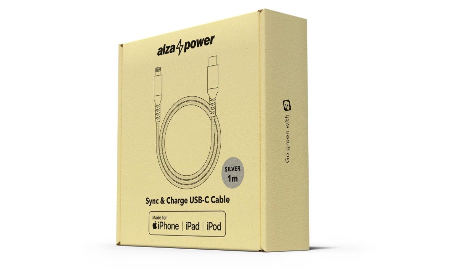AlzaPower kabel USB-C to Lightning