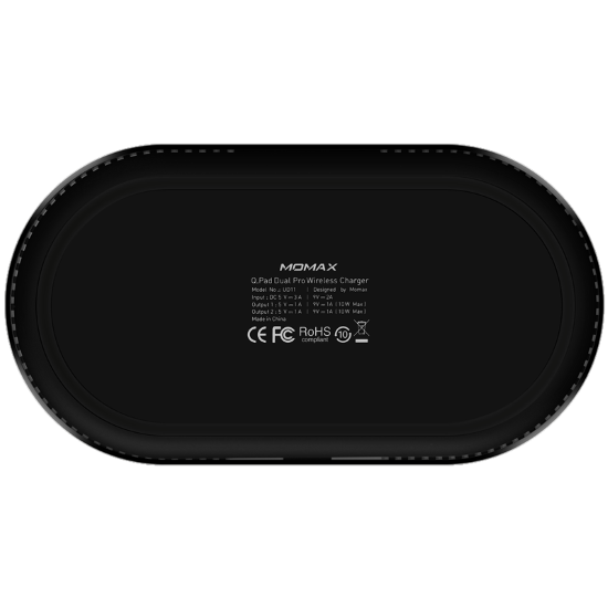 Bezdratova nabijeci podlozka Momax Qi spodni strana
