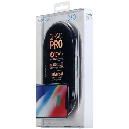 Bezdratova nabijeci podlozka Momax Qi v obale
