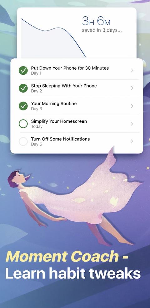 Moment iOS Screenshot aplikace 2 Moment iOS Screenshot aplikace