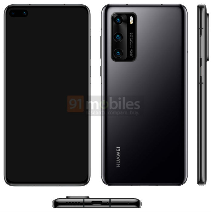 Huawei P40 Render